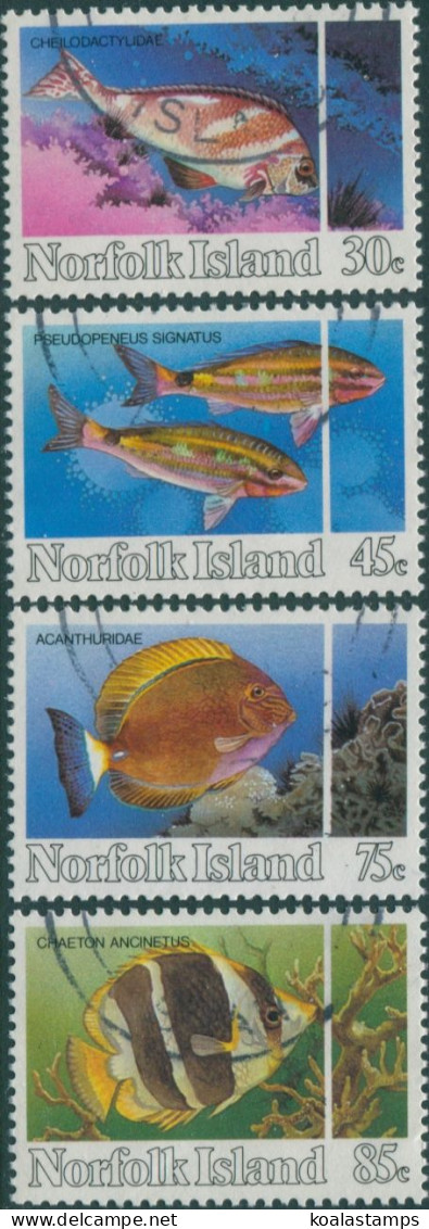 Norfolk Island 1984 SG334-337 Reef Fish Set FU - Norfolkinsel