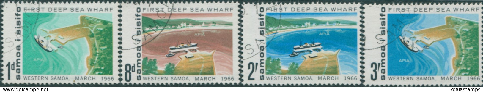 Samoa 1966 SG265-268 Deep Sea Wharf Set FU - Samoa (Staat)