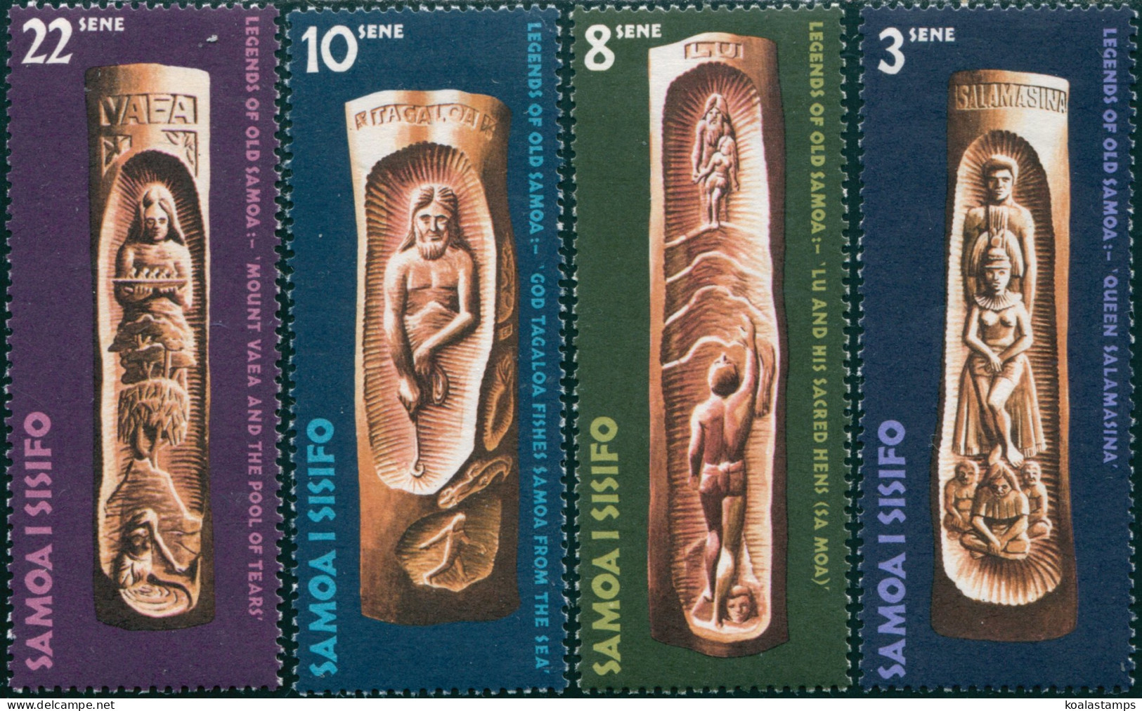 Samoa 1971 SG369-372 Myths And Legends Set MNH - Samoa