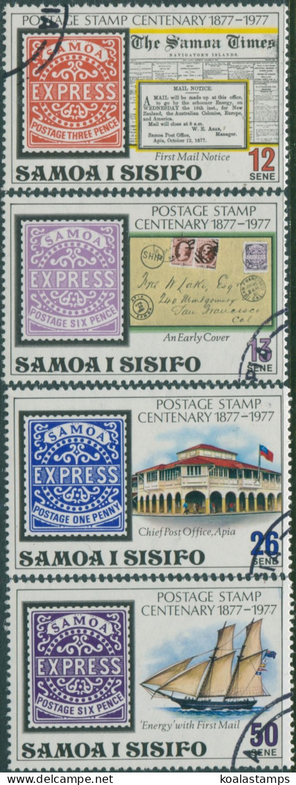 Samoa 1977 SG488-491 Stamp Centenary Set FU - Samoa