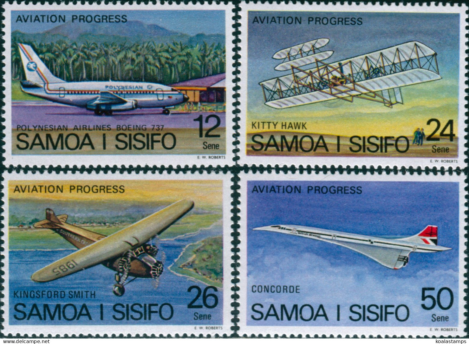 Samoa 1978 SG501-504 Aviation Set MNH - Samoa