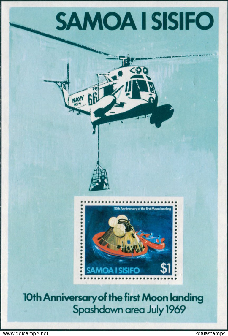 Samoa 1979 SG550 Moon Landing MS MNH - Samoa