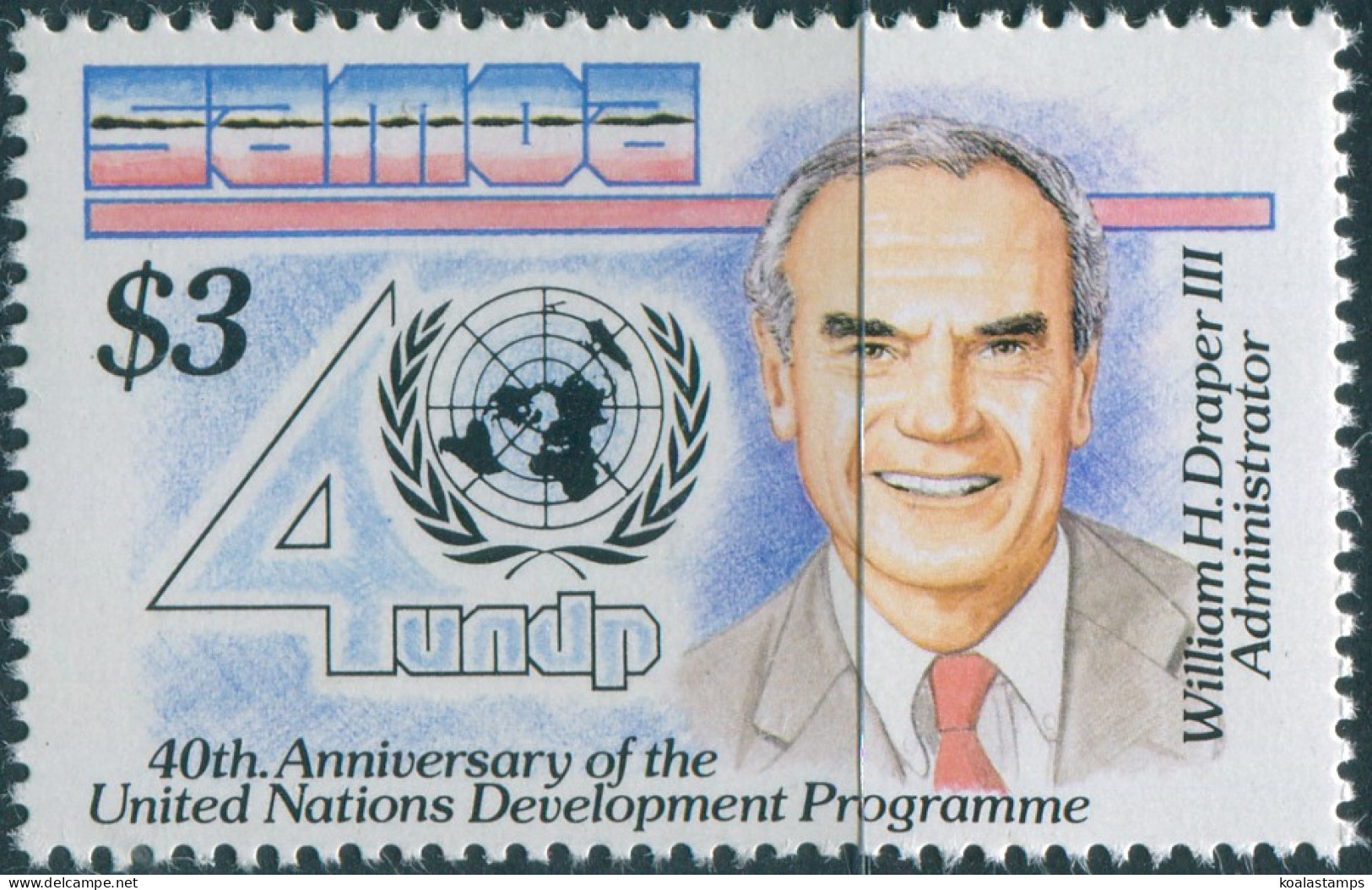 Samoa 1990 SG856 $3 UN Development MNH - Samoa (Staat)