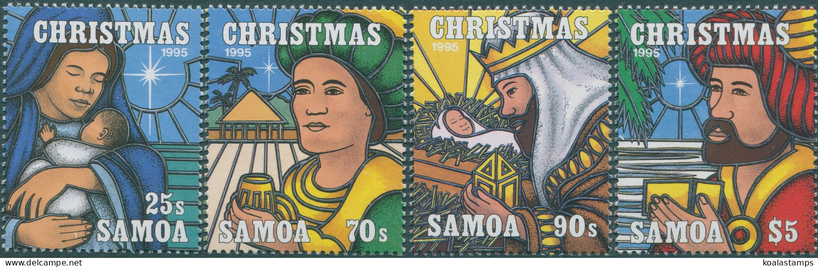 Samoa 1995 SG975-978 Christmas Set MNH - Samoa (Staat)