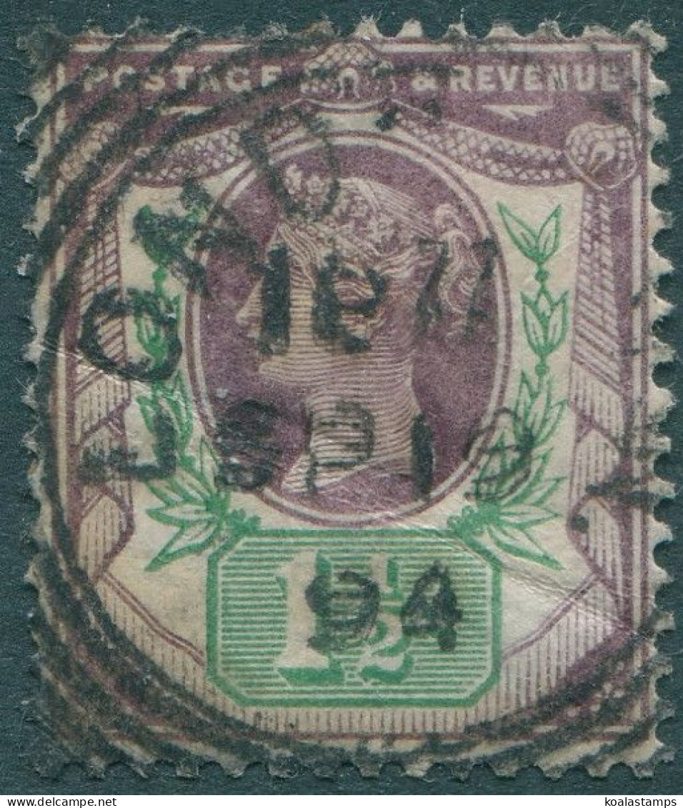 Great Britain 1887 SG198 1½d Dull Purple And Pale Green QV #1 FU - Andere & Zonder Classificatie