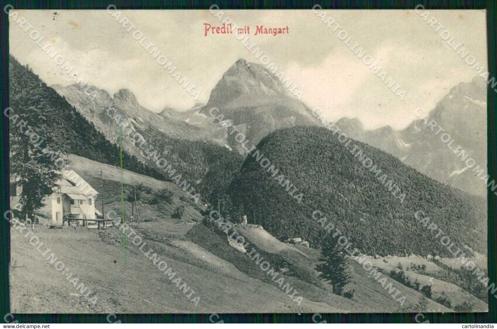 Udine Tarvisio Passo Del Predil Con Mangart Stengel 22164 Cartolina RT0125 - Udine