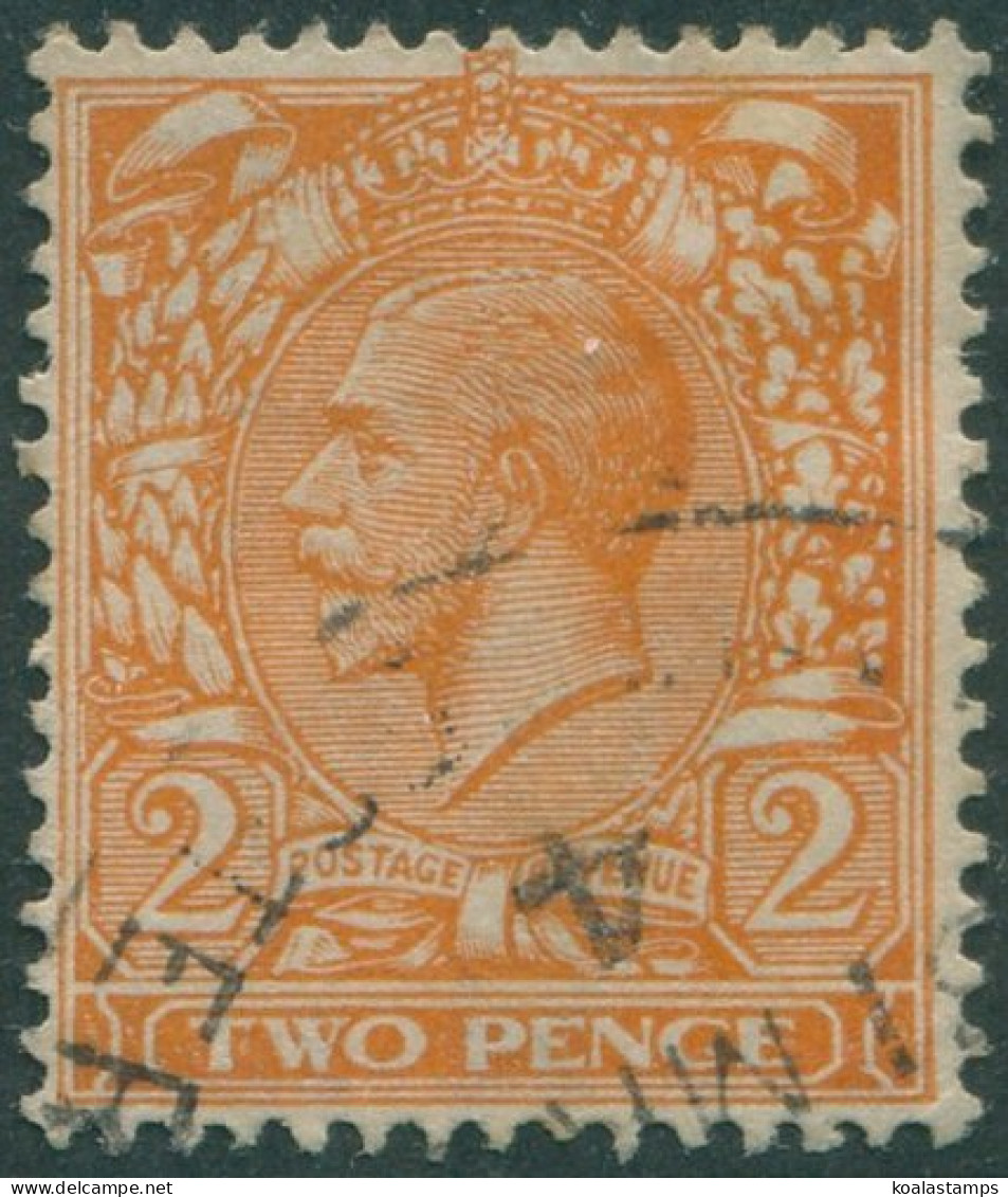 Great Britain 1924 SG421 2d Orange KGV FU (amd) - Non Classés