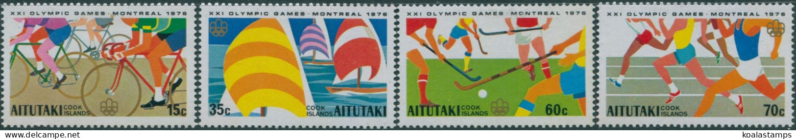 Aitutaki 1976 SG190-193 Olympics Set MNH - Cookeilanden