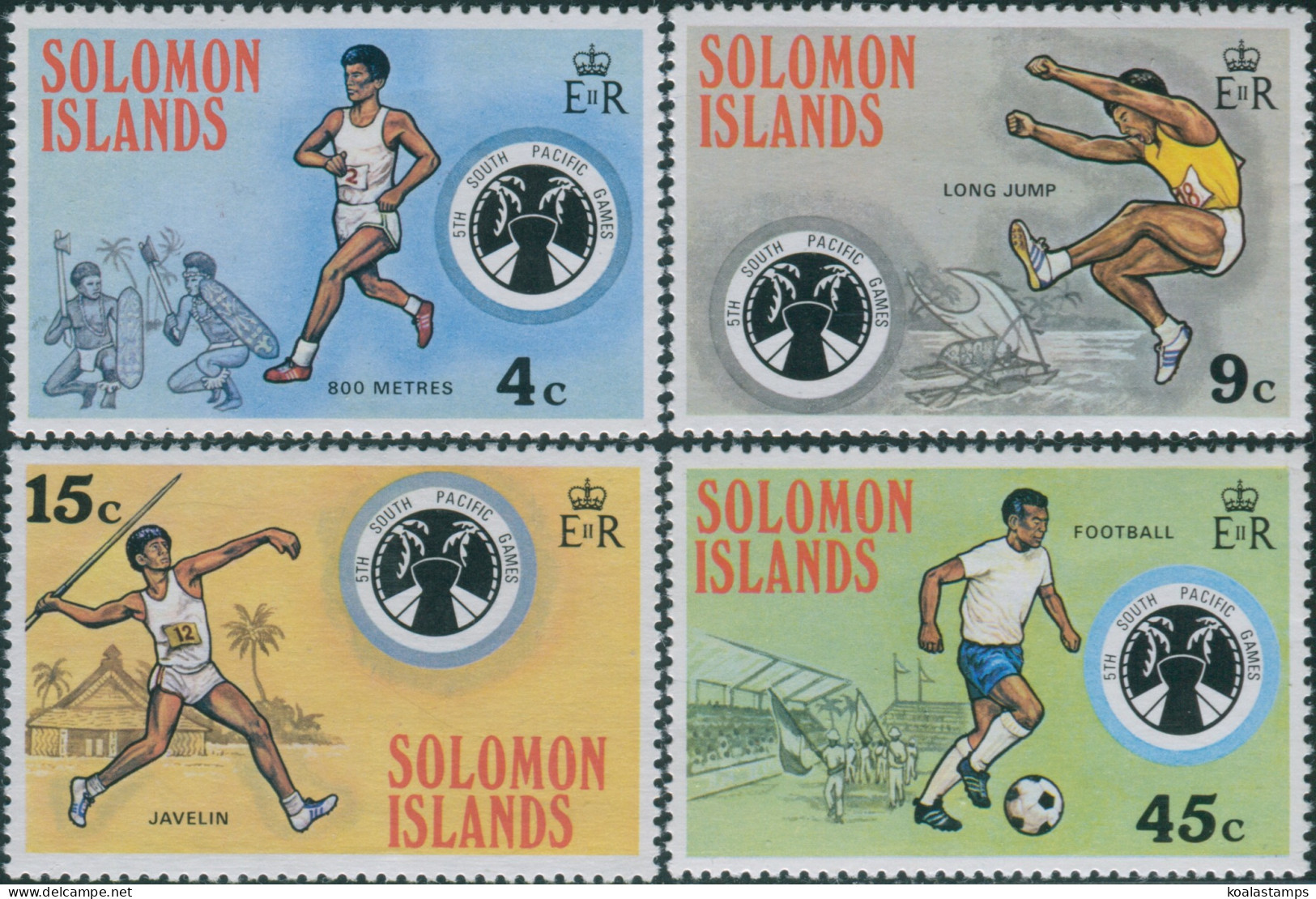 Solomon Islands 1975 SG276-279 South Pacific Games Set MNH - Solomoneilanden (1978-...)