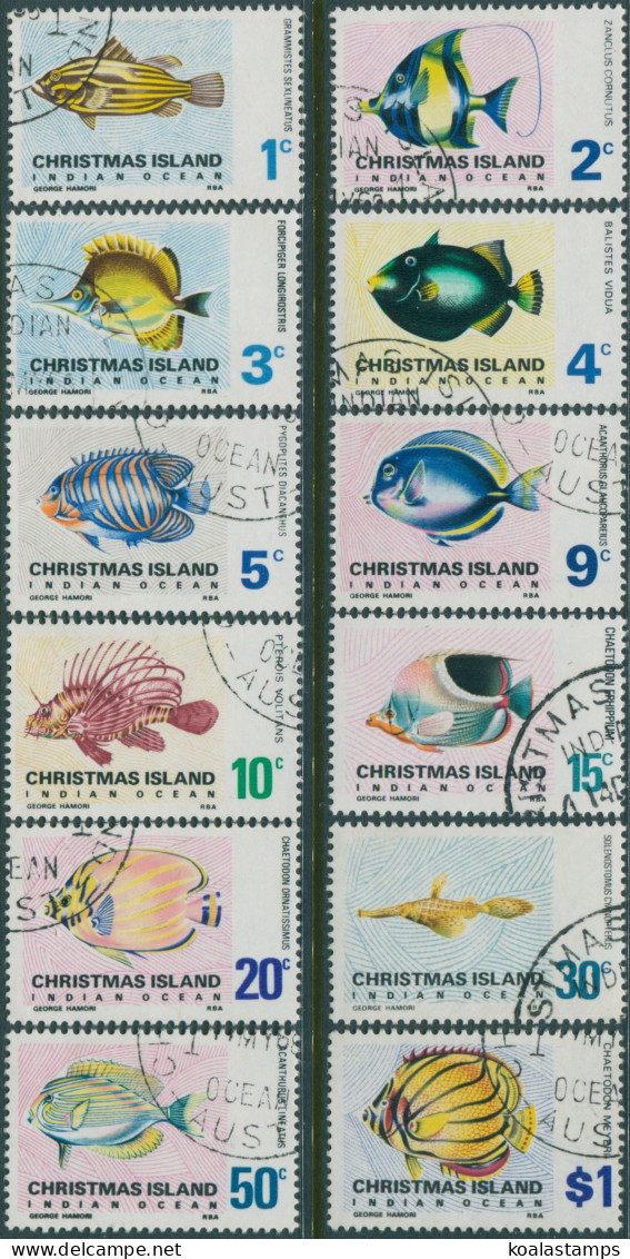 Christmas Island 1968 SG22-31 Fish Set FU - Christmaseiland