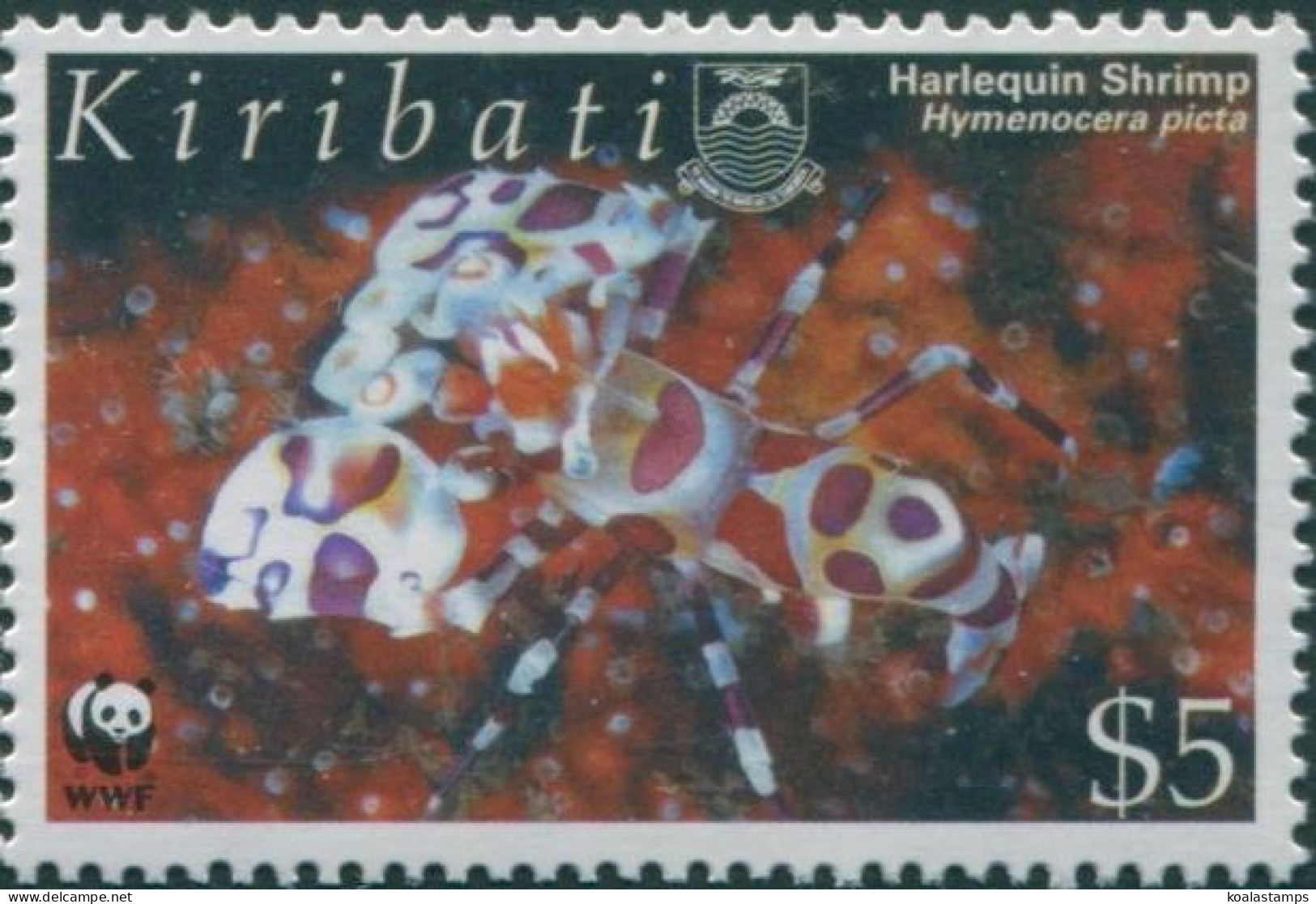 Kiribati 2005 SG749 $5 Harlequin Shrimp MNH - Kiribati (1979-...)