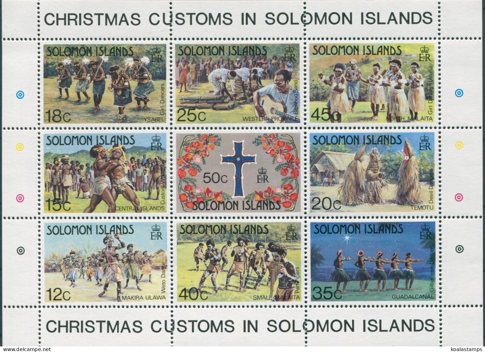 Solomon Islands 1983 SG507 Christmas MS MNH - Isole Salomone (1978-...)