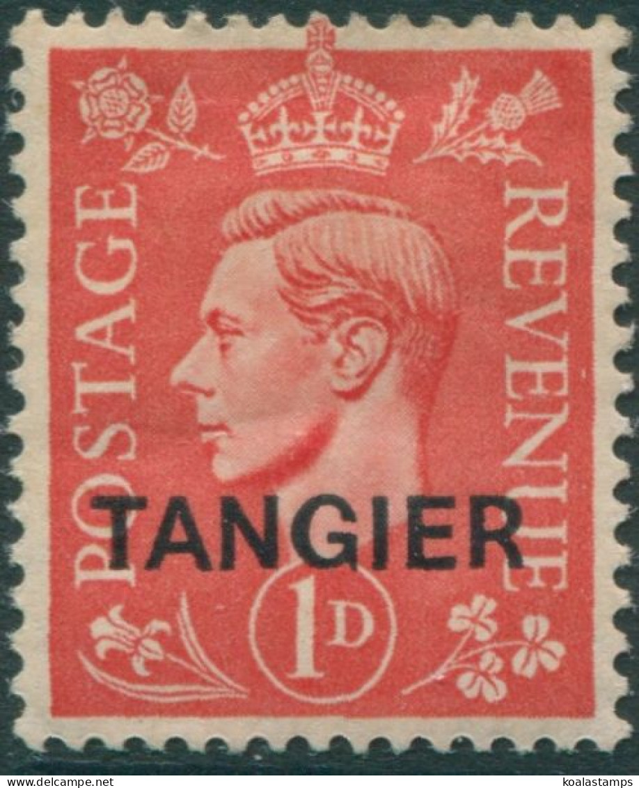 Morocco Agencies Tangier 1944 SG252 1d Pale Scarlet KGVI MLH - Bureaux Au Maroc / Tanger (...-1958)