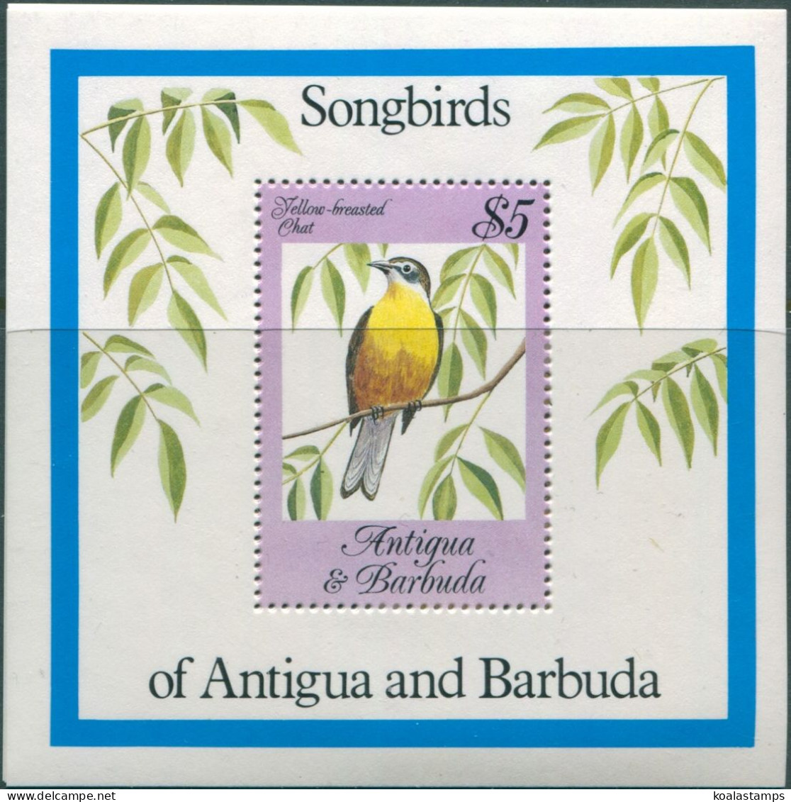 Antigua 1984 SG874 Songbirds MS MNH - Antigua E Barbuda (1981-...)