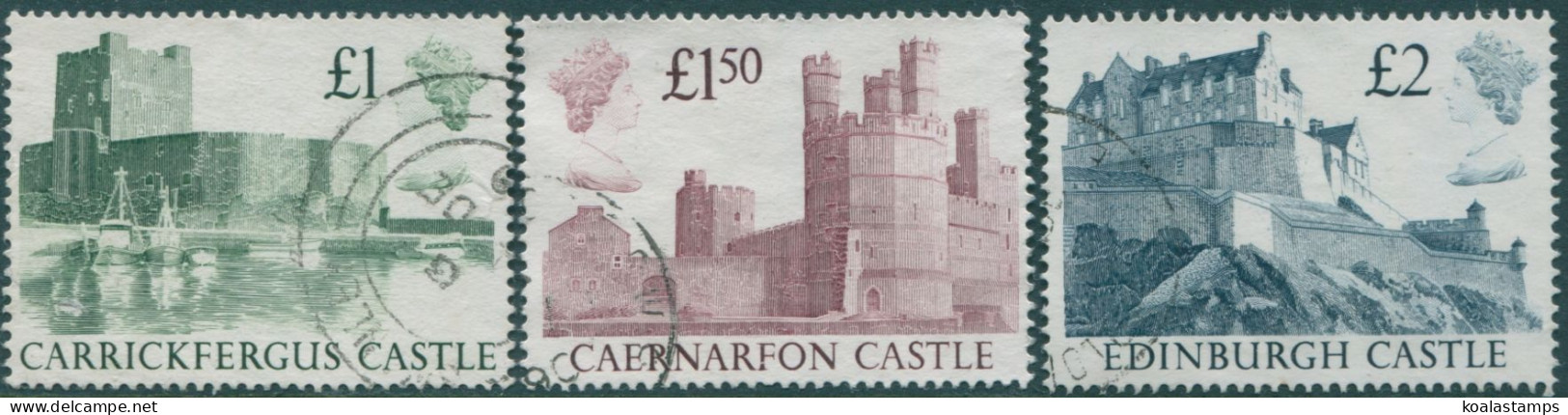 Great Britain 1988 SG1410-1412 QEII Castles FU - Non Classés