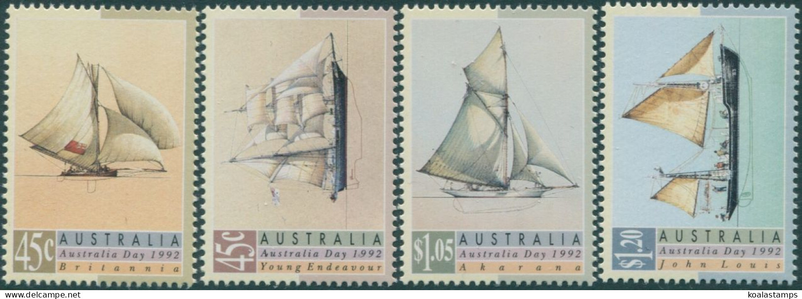 Australia 1992 SG1333-1336 Australia Day Sailing Ships Set MNH - Otros & Sin Clasificación