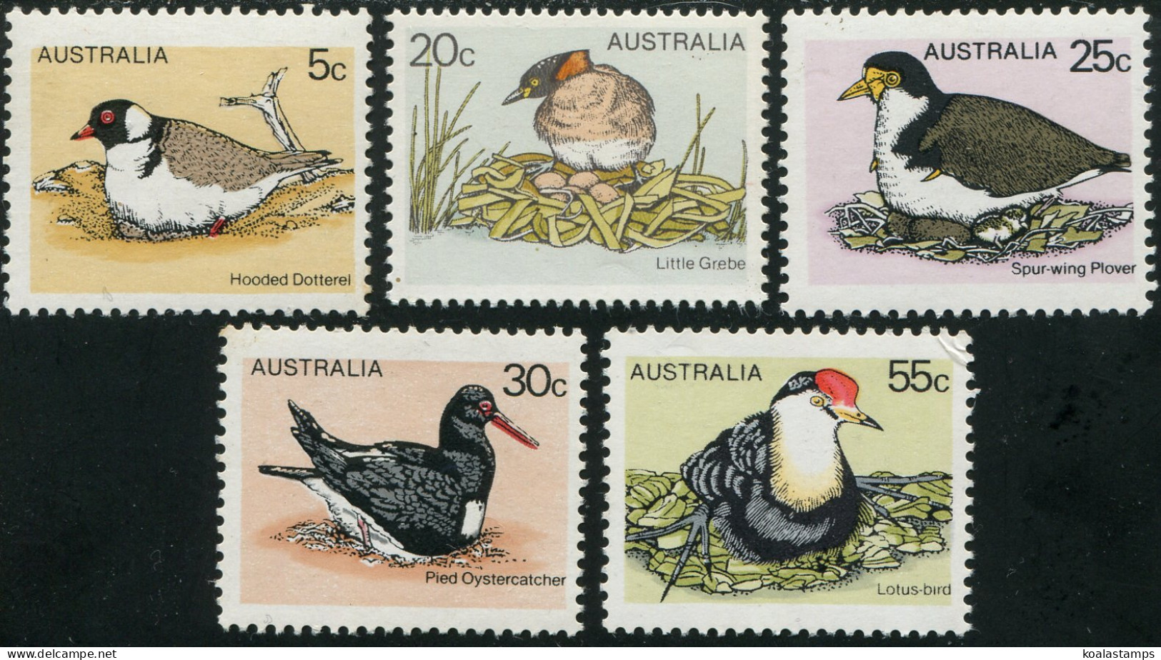 Australia 1978 SG671 Birds Set Of 5 MNH - Autres & Non Classés