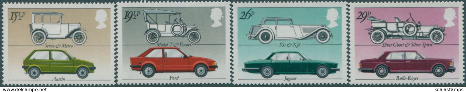 Great Britain 1982 SG1198-1201 QEII Motor Cars Set MNH - Unclassified