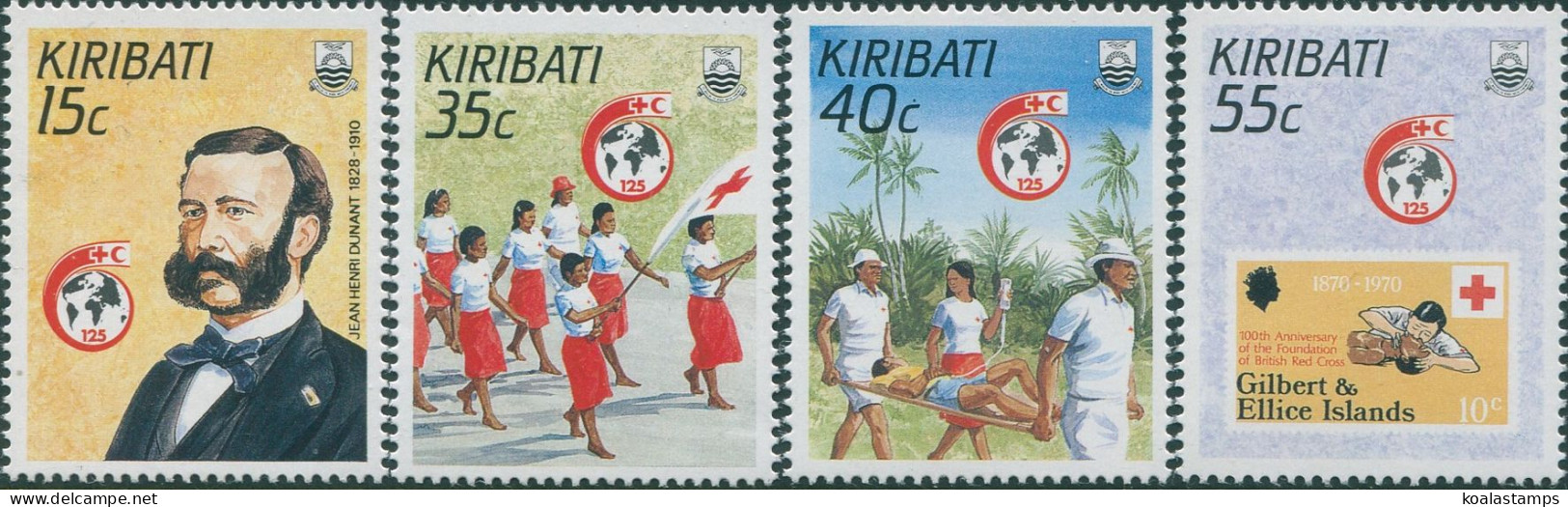 Kiribati 1988 SG284-287 Red Cross Set MNH - Kiribati (1979-...)