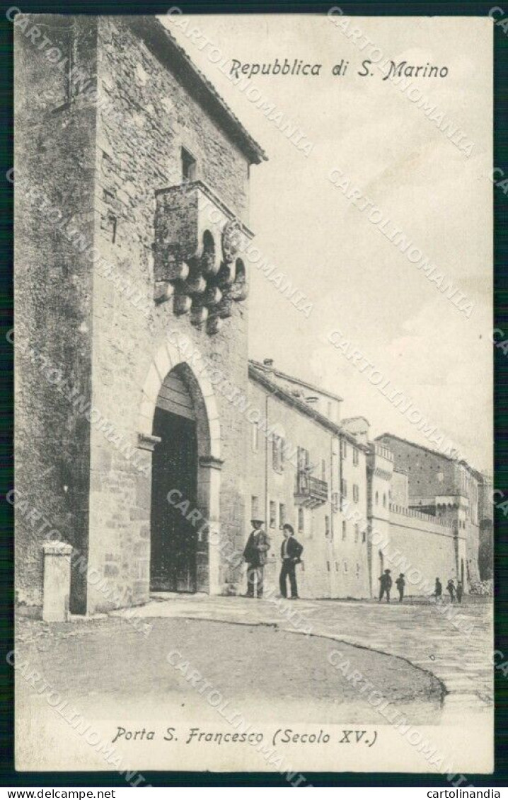 San Marino Città Porta San Francesco Cartolina RT1119 - Saint-Marin
