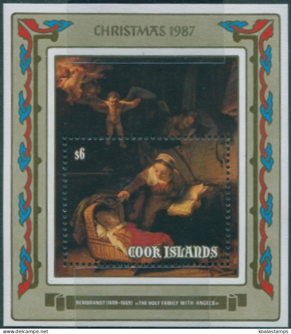 Cook Islands 1987 SG1199 Christmas $6 MS MNH - Cookinseln