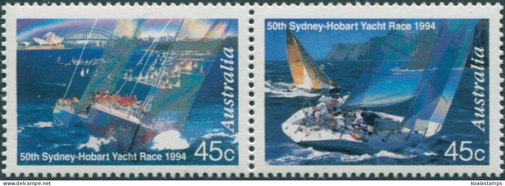 Australia 1994 SG1491-1492 Sydney Hobart Yacht Race Pair MNH - Sonstige & Ohne Zuordnung