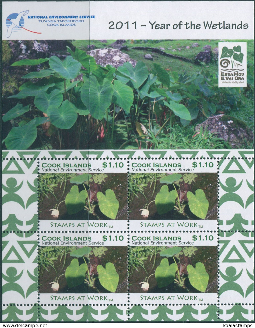 Cook Islands 2011 SG1631 Year Of The Wetlands MS MNH - Cookinseln