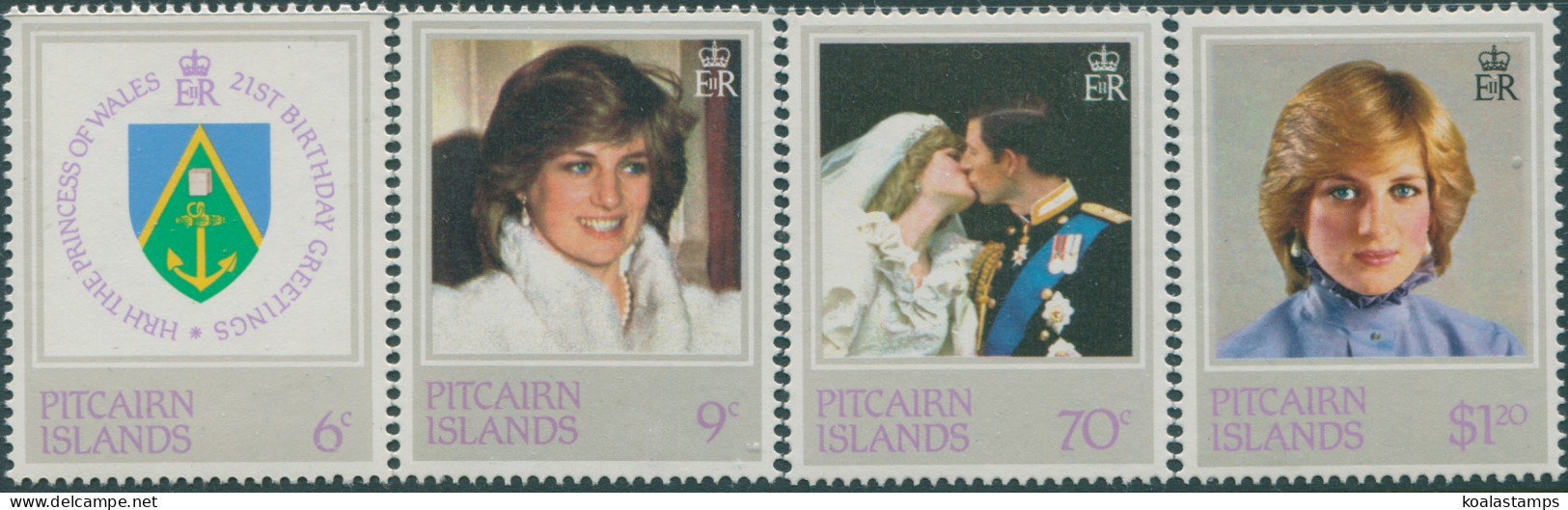 Pitcairn Islands 1982 SG226-229 Royal Birthday Set MNH - Pitcairneilanden