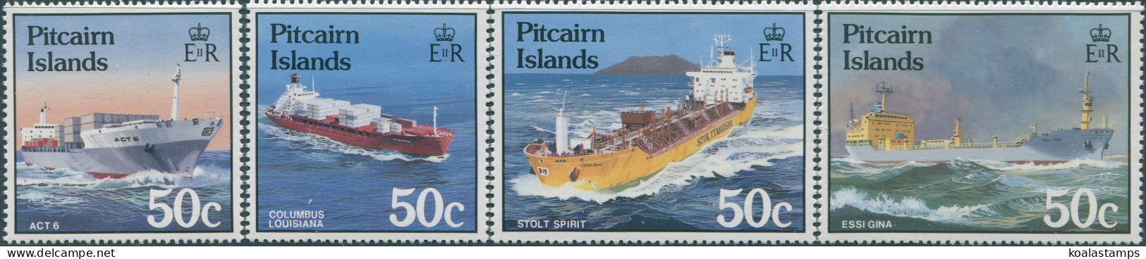 Pitcairn Islands 1985 SG273-276 Ships Set MNH - Pitcairneilanden