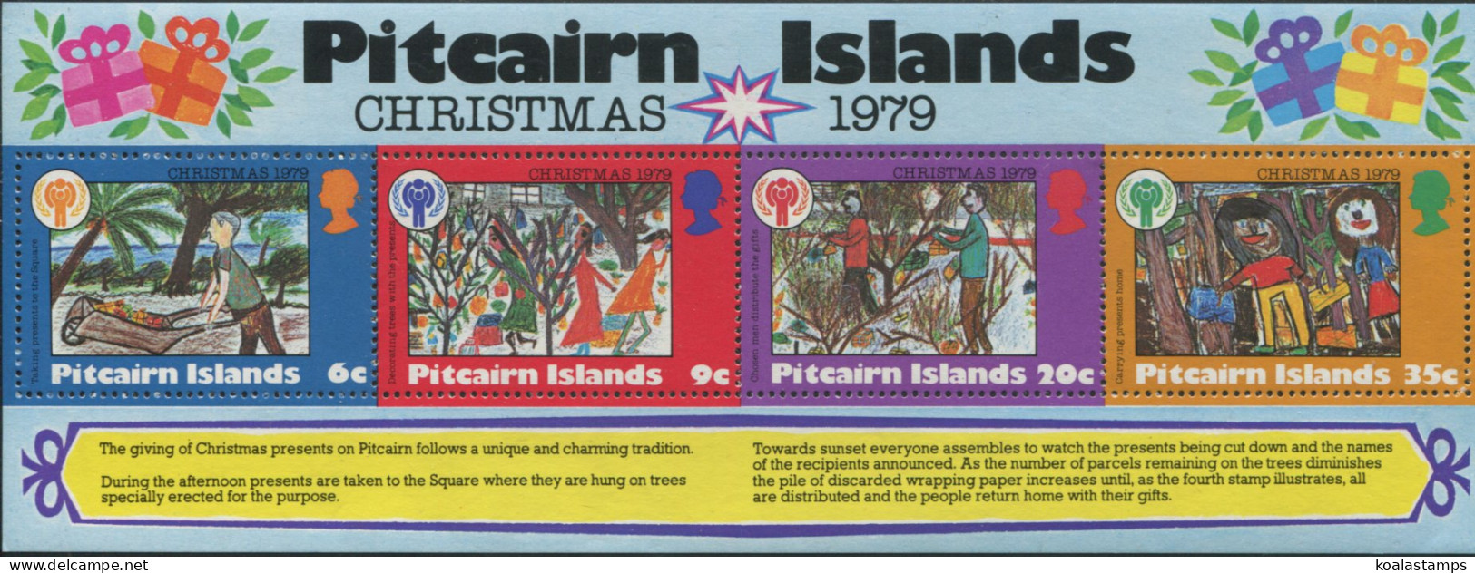 Pitcairn Islands 1979 SG204 Christmas MS MNH - Pitcairn