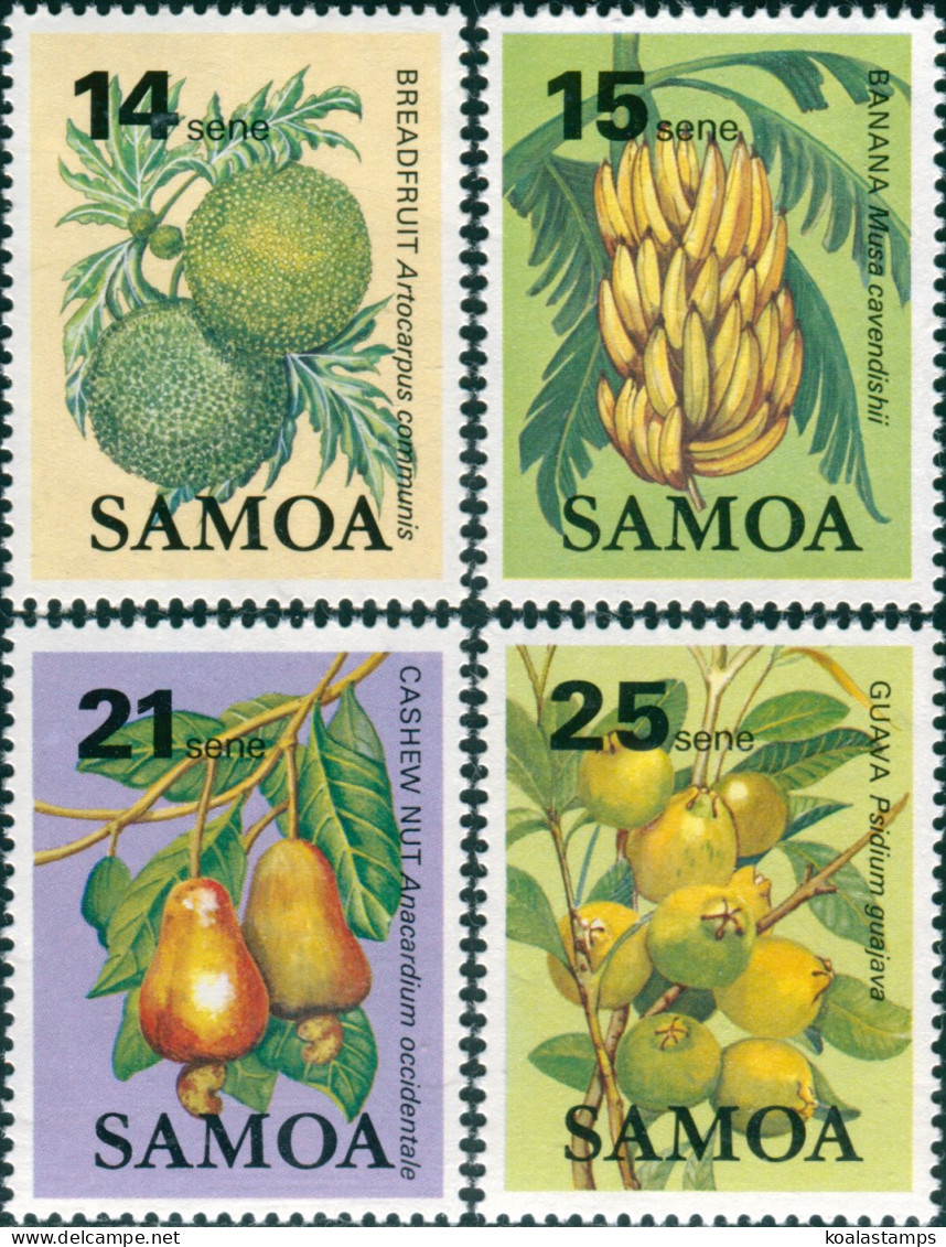 Samoa 1983 SG655-658 Fruit MNH - Samoa (Staat)