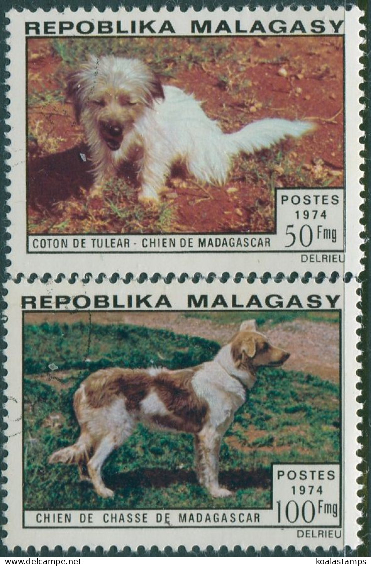 Malagasy 1974 SG289-290 Dogs Set MNH - Madagaskar (1960-...)