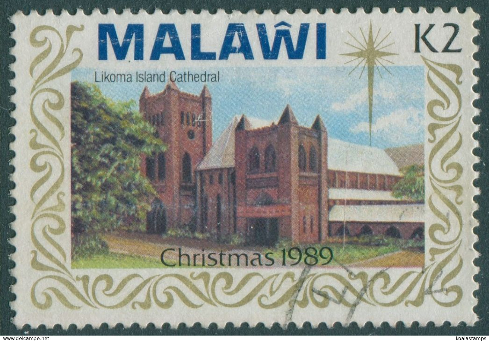 Malawi 1989 SG832 2k Christmas Cathedral FU - Malawi (1964-...)