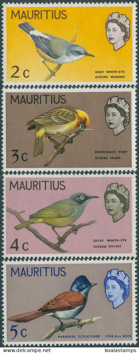 Mauritius 1965 SG317-340 Birds (4) MLH - Maurice (1968-...)
