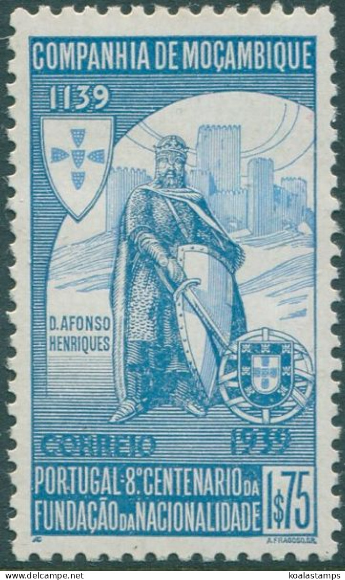 Mozambique Company 1940 SG312 1e.75 Blue King Afonso Henriques MLH - Mozambico