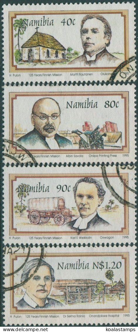 Namibia 1995 SG667-670 Finnish Missionaries Set FU - Namibia (1990- ...)