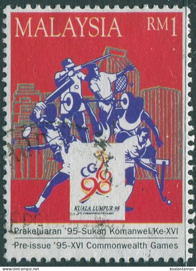 Malaysia 1994 SG575 $1 Commonwealth Games FU - Malaysia (1964-...)