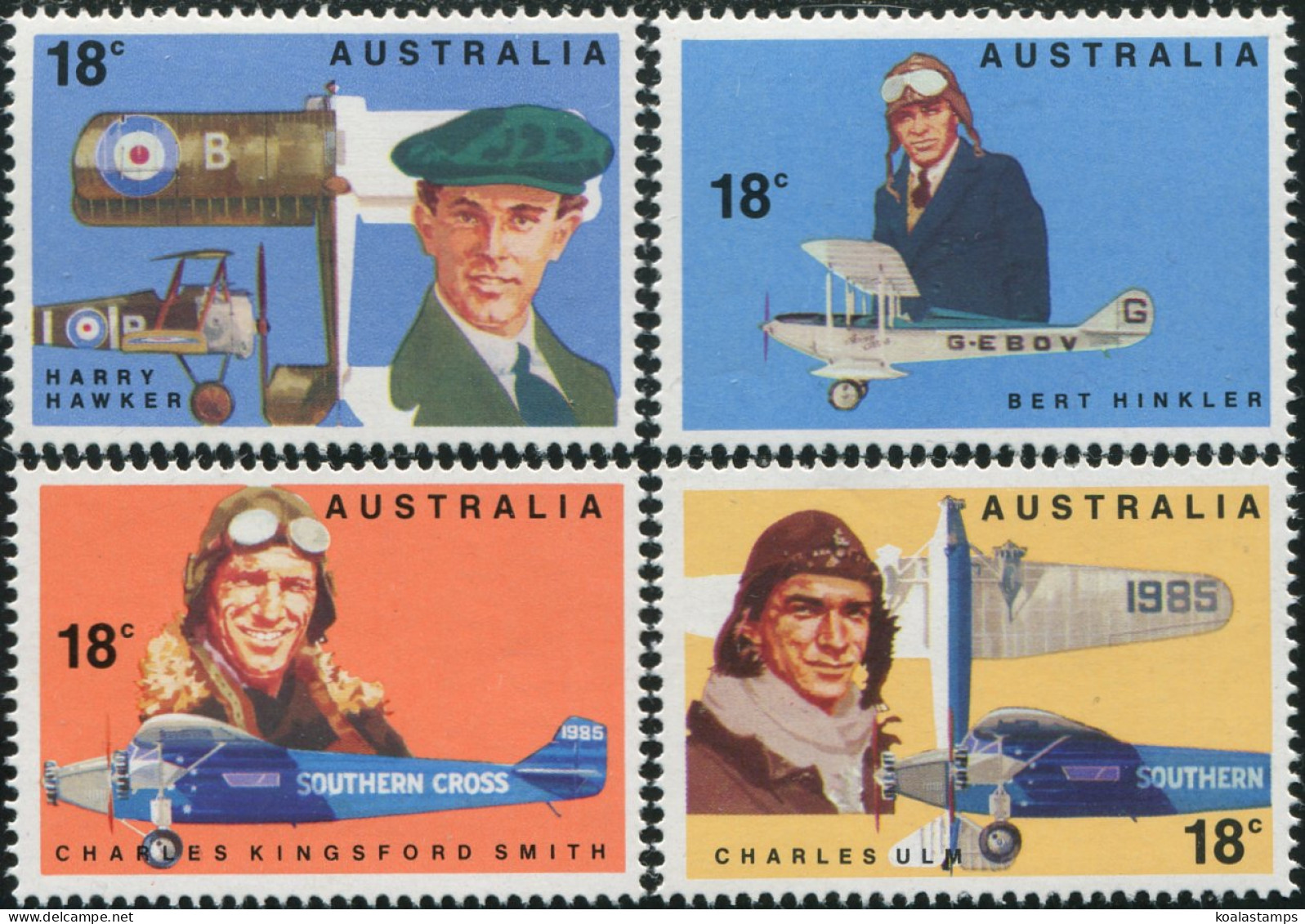 Australia 1978 SG658 Aviators Set MLH - Sonstige & Ohne Zuordnung