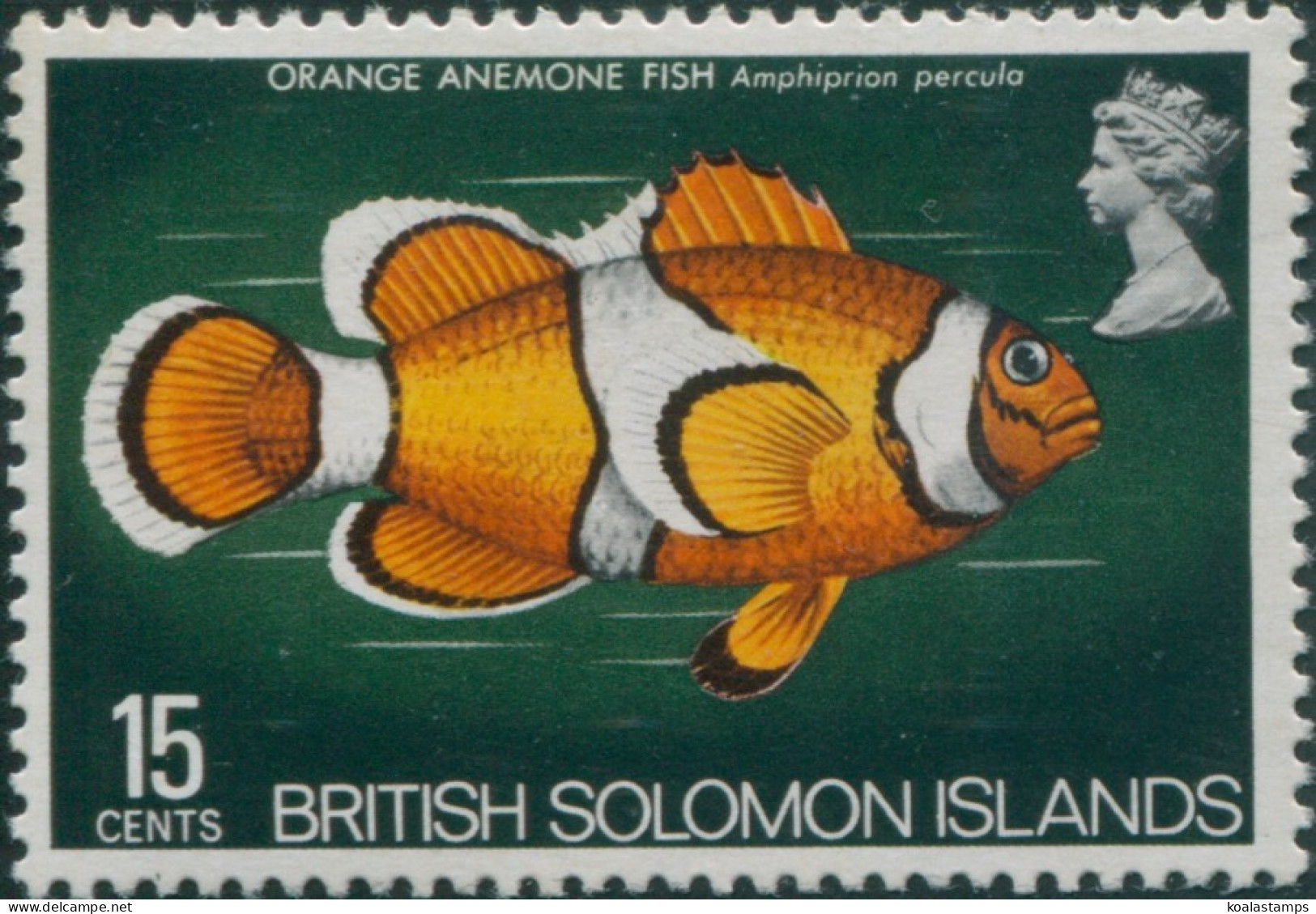 Solomon Islands 1972 SG227 15c Clownfish MNH - Solomoneilanden (1978-...)