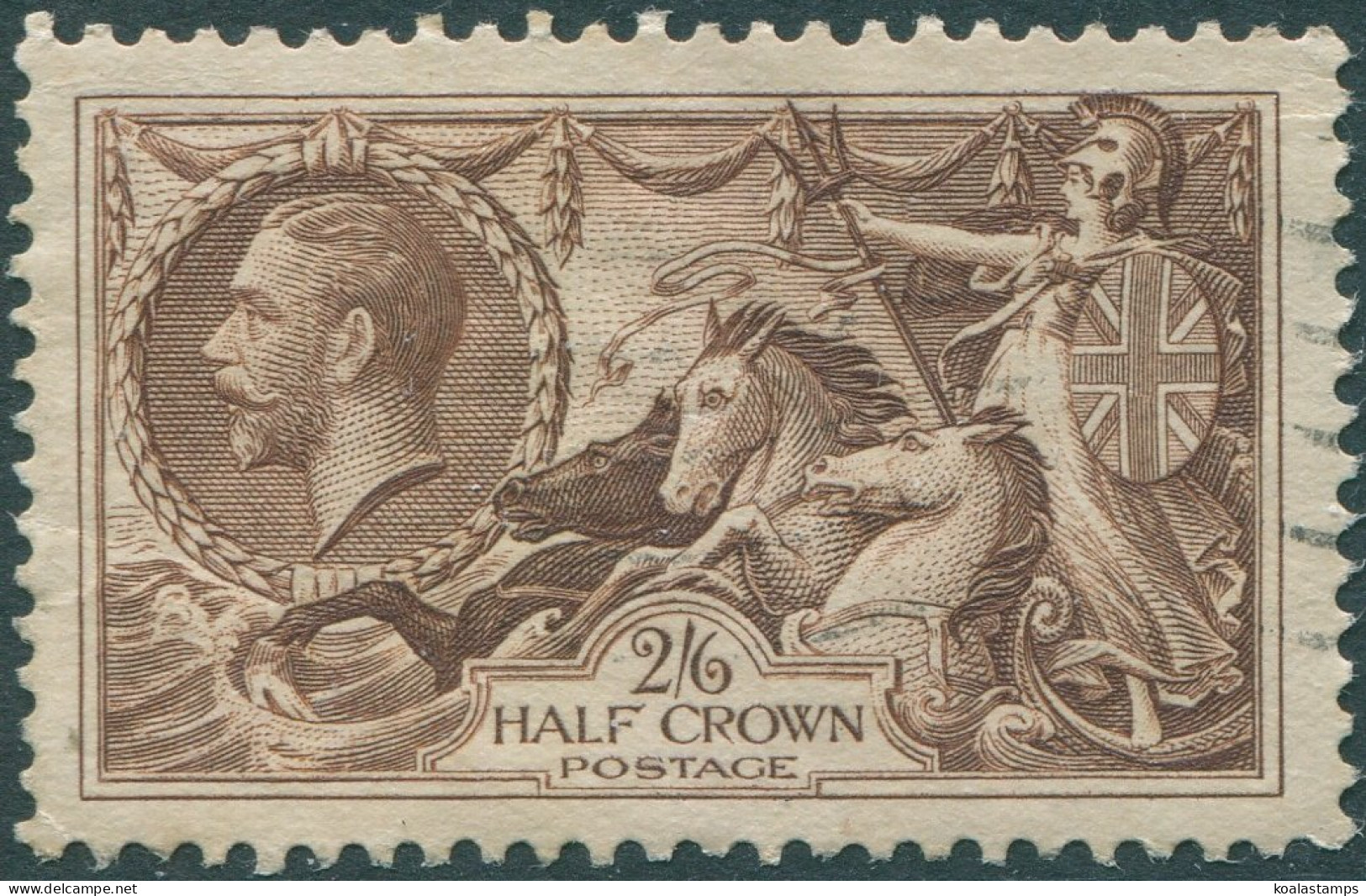 Great Britain 1934 SG450 2s.6d Chocolate-brown KGV #1 FU (amd) - Zonder Classificatie