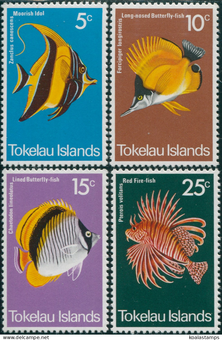 Tokelau 1975 SG45-48 Fish Set MNH - Tokelau