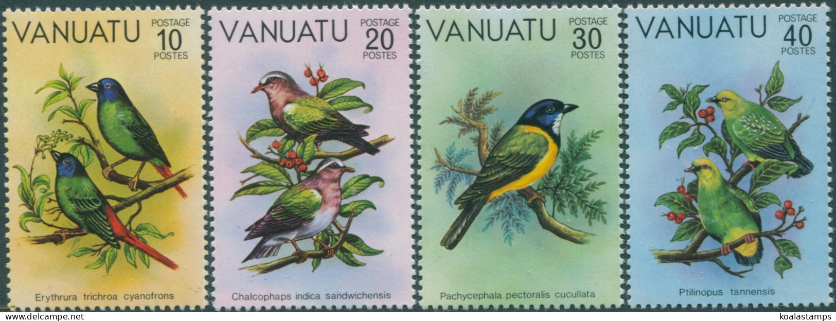 Vanuatu 1981 SG307-310 Birds Set MNH - Vanuatu (1980-...)