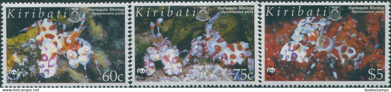 Kiribati 2005 SG747-749 Harlequin Shrimp MNH - Kiribati (1979-...)
