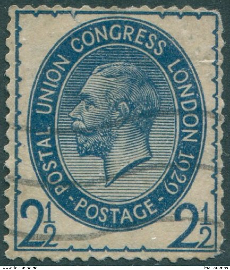 Great Britain 1929 SG437 2½d Blue KGV FU (amd) - Sin Clasificación