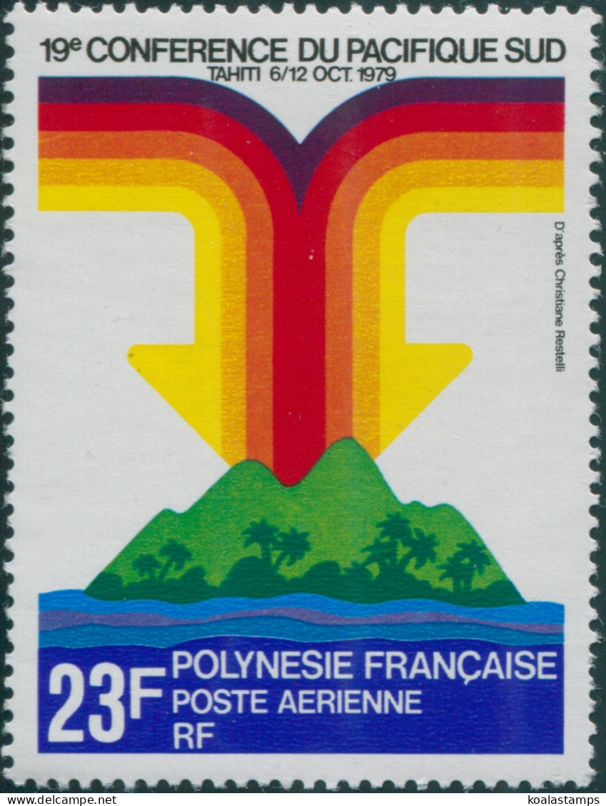 French Polynesia 1979 Sc#C171,SG310 23f South Pacific Conference MLH - Altri & Non Classificati