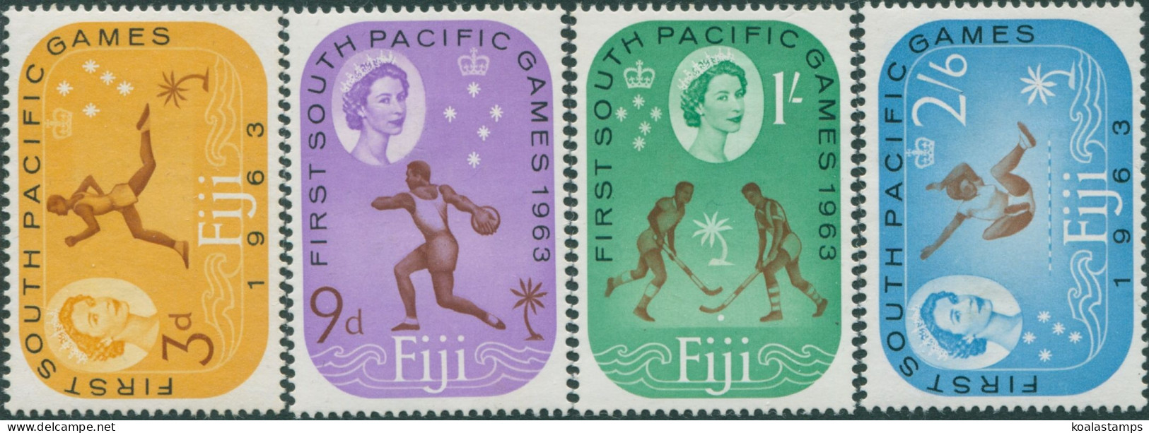 Fiji 1963 SG329-332 First South Pacific Games Set MNH - Fiji (1970-...)