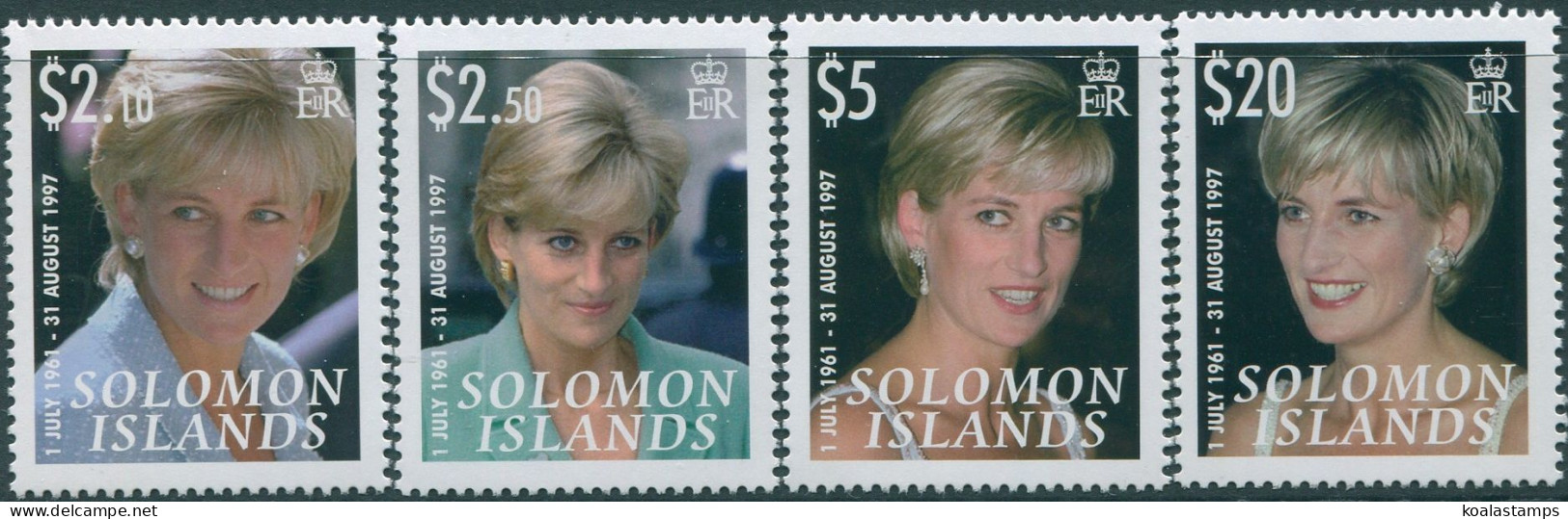 Solomon Islands 2007 SG1228-1231 Princess Diana Memory Set MNH - Salomoninseln (Salomonen 1978-...)