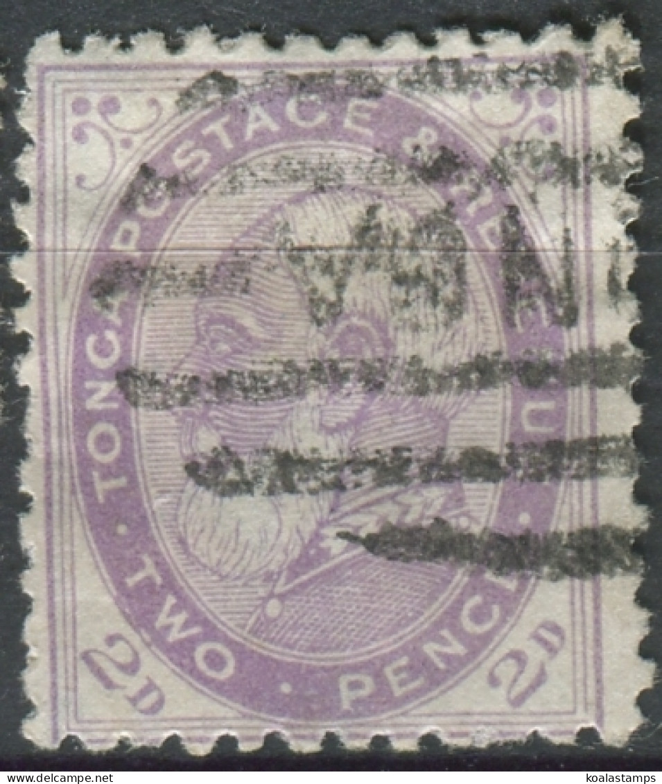 Tonga 1886 SG2b 2d King George I #2 FU - Tonga (1970-...)