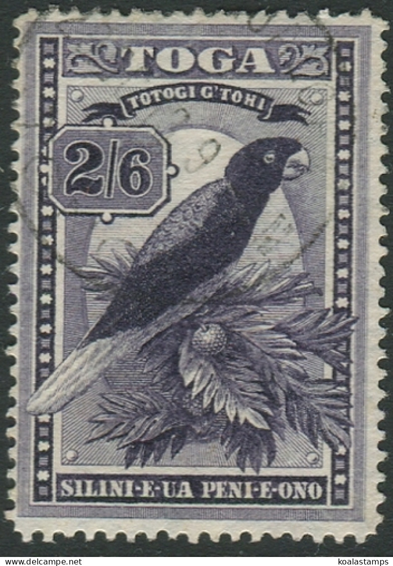 Tonga 1897 SG52 2/6d Shining Parrot #1 FU - Tonga (1970-...)