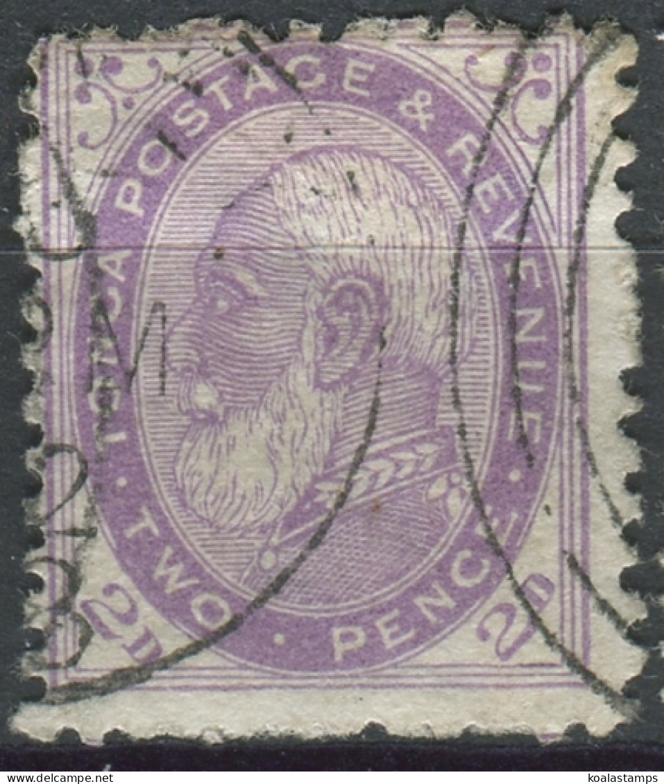 Tonga 1886 SG2b 2d King George I #5 FU - Tonga (1970-...)